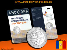 2 Euro Andorra 2020 27 Ibero Amerikanischer Gipfel in Coincard stgl.