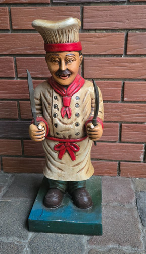 Große koch figur - große,