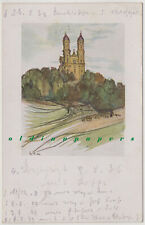 Ellwangen Jagst Karl Stirner Schönenbergkirche Künstlerkarte 1935