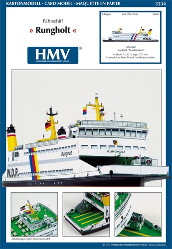 Kartonmodell fährschiff - kartonmodell,