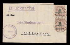 Deutsches Reich Drucksache MeF MiNr. 326 A W gepr.