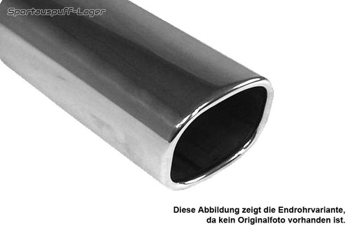 Fox edelstahl auspuffendrohr - fox,