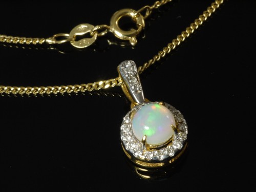 585 goldkette mit diamant - mit,