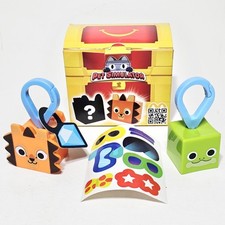 McDonalds Happy Meal Spielzeug PET SIMULATOR Löwe & Frosch Merchandise Toy