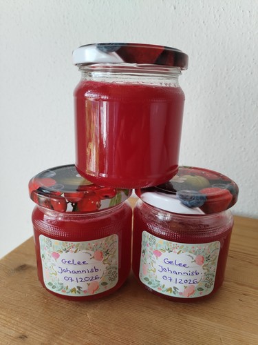 Rote johannisbeergelee - rote,