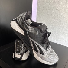 Reebok NANO X2 Gr. 43 UK 9 US 10 Schwarz Weiß Sneaker Schuhe Cross Fit Crossfit