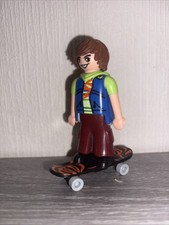 Playmobil 5157 Figur Serie 2 Boys Skater Junge Wendekopf Skateboard Sammelfigur