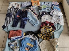 Jungen Kleiderpaket Kleidung Klamotten Paket XXL, Größe 62/68 (45 Teile)