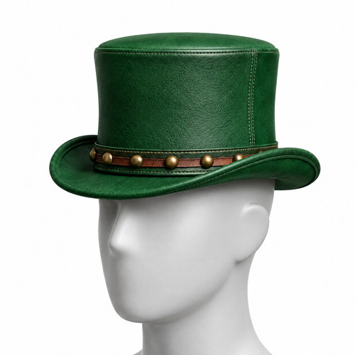 Echt leder steampunk zylinder - steampunk,