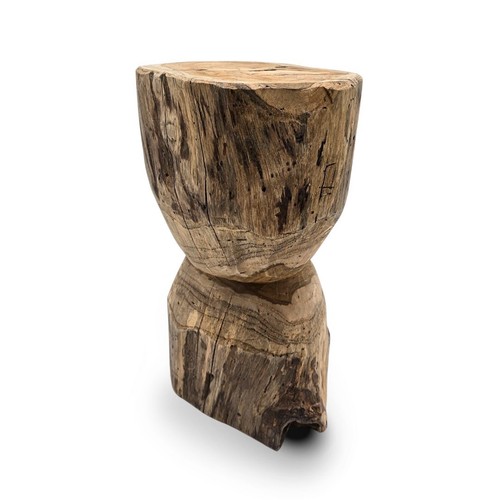 Blumen hocker teak - hocker,