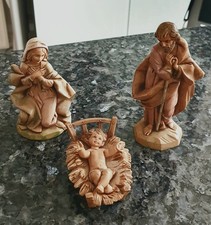 Heilige Familie 3-tg. - Krippenfiguren - Gr. ca. 10-11 cm Fontanini - Simonetti