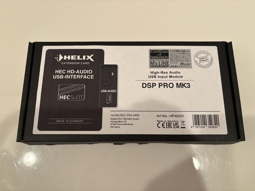 Helix audio usb - usb, interface