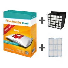 20 Staubsaugerbeutel HEPA 004 Motorfil. VS08 geeignet für Siemens VSZ31455