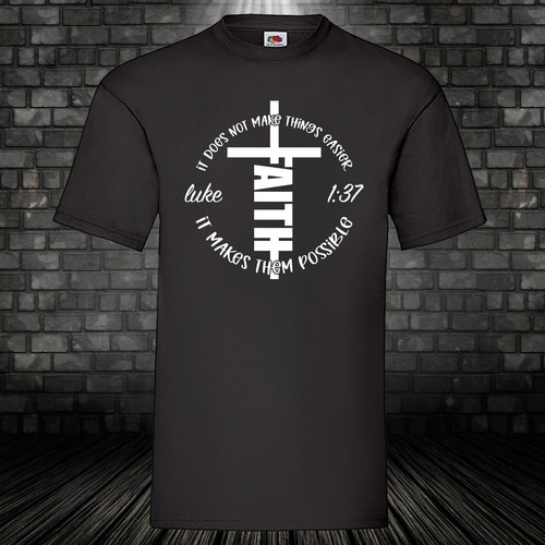 Faith possible jesus shirt - faith,