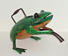 Metallfrosch KANU Gießkanne, auch für  den Außenbereich geeignet - neuwertig