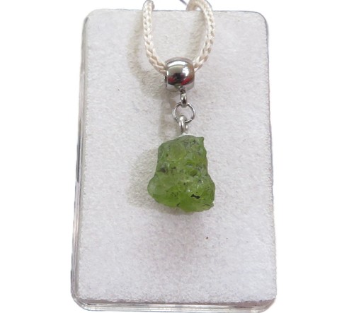 Peridot rohstein anhänger mit - rohstein,