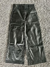 Culotte / Lederhose / schwarz / H&M / Größe M