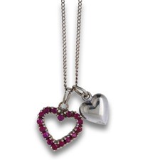 Anhänger Herz Rubin 585 Gold