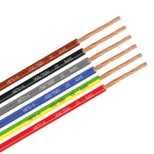 Meterware H07V-K 10mm² Elektro Verdrahtungs-Einzeladerleitungen, Kabel flexibel