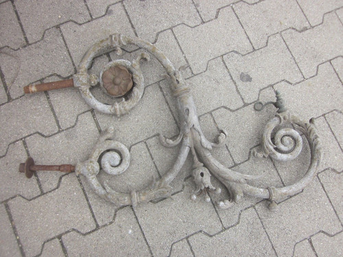 41243 wandleuchter zinkguß - 41243,