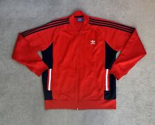 ADIDAS Originals Herren Trainingsjacke 2XL Sportjacke 90er Retro Logo 9508 Rot