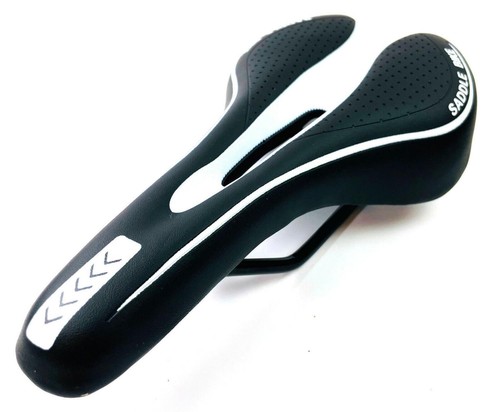 Weiß fahrrad sattel - weiß,