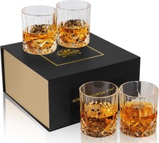 KANARS 4er Set Whisky Gläser