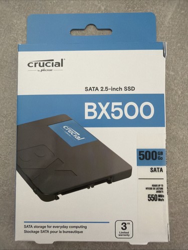 Crucial bx500 500gb - crucial, zoll