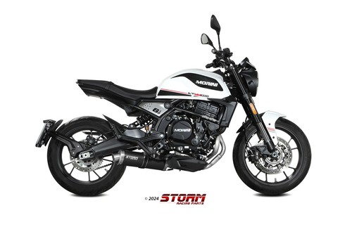 Storm oval auspuff schwarz - storm,
