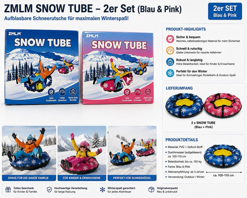 Zmlm snow tube 2er - 2er, set