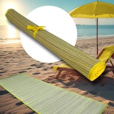 Strandmatte aus bast 180x60cm - strandmatte,