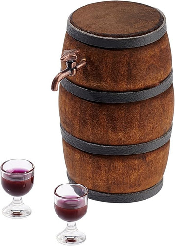 Miniatur bierfass aus holz - miniatur-bierfass,