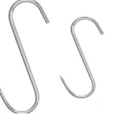 10 Stück Fleischhaken Fleischerhaken S Haken 60mm Metzger Metzgerei Fleischer