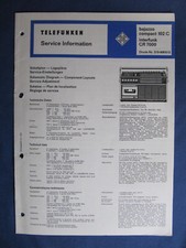 Telefunken  Bajazzo compact 102 / interfunk CR 7000  Service-Information*