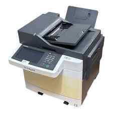Lexmark CX510de nur 28.414 Seiten Farblaser MFP LAN Touch USB Scanner (vergilbt)