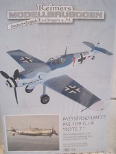 Messerschmitt Me 109 G-4  Flugzeug Propellerflugzeug Kartonbausatz Bastelbogen