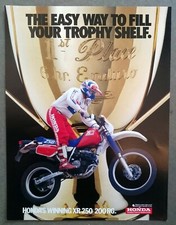 Honda  XR 200 RG  XR 250 RG  Enduro Cross  1986  Australien  2 seitig