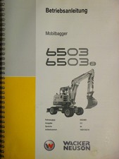575-13 Neuson 6003  Ersatzteilliste parts list Ersatzteilbuch