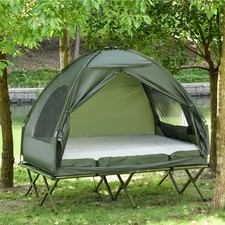 Outsunny campingzelt erhöhtes - campingzelt,