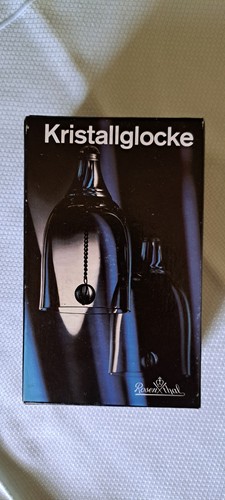 Rosenthal kristallglocke glas - kristallglocke,
