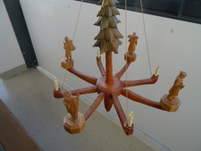 erzgeb. Weihnachtsleuchter, Leuchterspinne, Weihnachtsspinne um 1930, toll