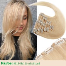 100% Remy Echthaar Clip In