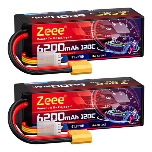 Zeee 6200mah 8v lipo - 4s, 14.8v