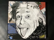Bild POP ART Albert Einstein E