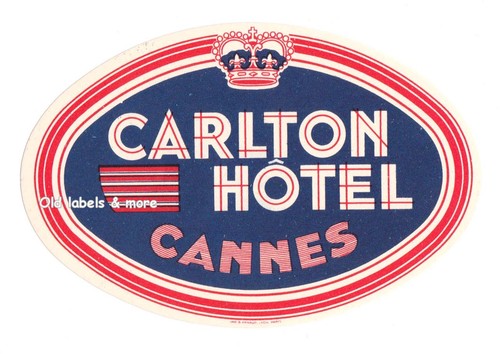 X1066 carlton hotel cannes - hotel,