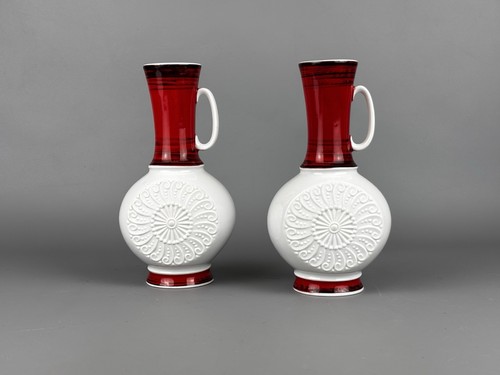 2er set porzellan vase - porzellan,