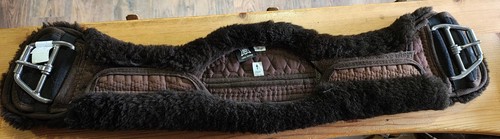 Mattes lammfell sattelgurt - lammfell,