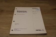 Opel Vectra B Prüfanleitung