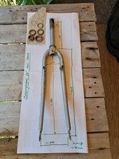 Klassische 28“ Fahrrad Starr Gabel Fahrradgabel 1 Zoll 165 mm + Steuerkopflager