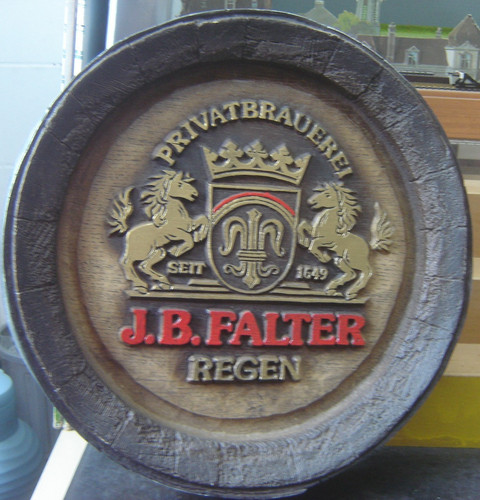 Brauerei werbeschild fassboden - brauerei,